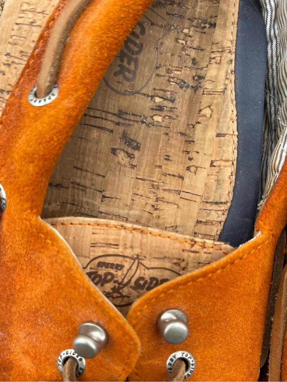 Men's Two-Tone Cork Sperry Boat Shoes